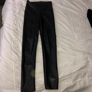 Faux Leather Black Leggings
